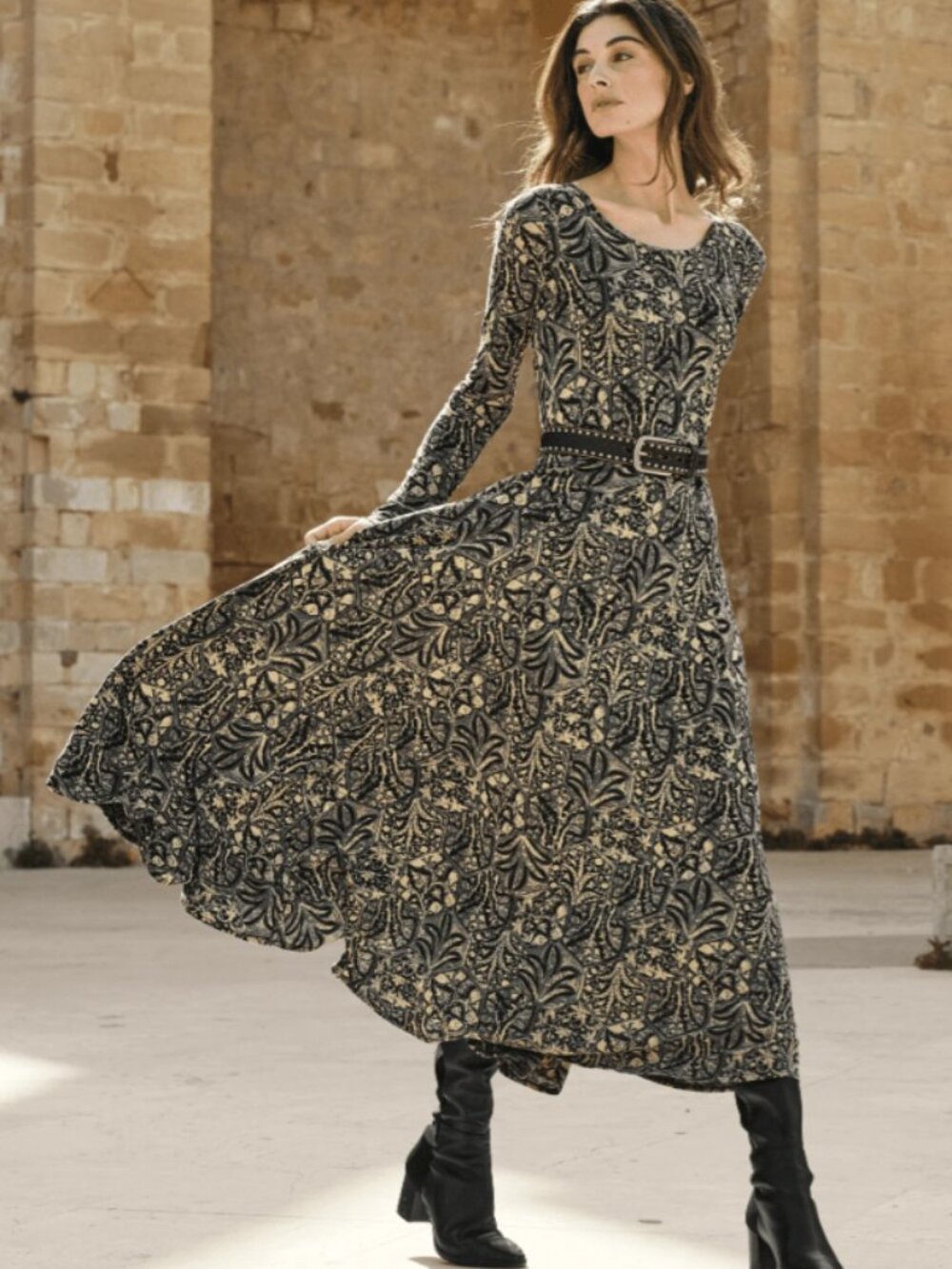 Peruvian Connection Marais Tilework Dress